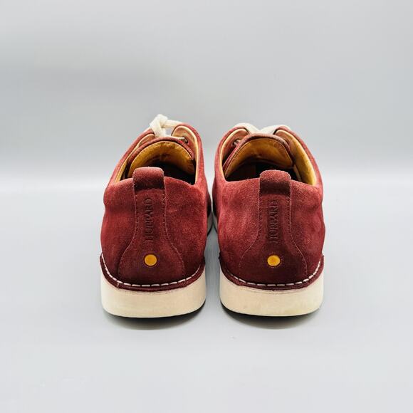 Samuel Hubbard Shoes Mens 14 Burgundy Suede Sneaker Lace Up Vibram Sole Derby - Picture 5 of 11